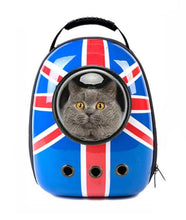 Load image into Gallery viewer, Space Capsule Astronaut Pet Cat Backpack Bubble Window for Kitty Puppy Chihuahua Small Dog Carrier Crate Outdoor Travel Bag Cave