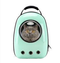 Load image into Gallery viewer, Space Capsule Astronaut Pet Cat Backpack Bubble Window for Kitty Puppy Chihuahua Small Dog Carrier Crate Outdoor Travel Bag Cave