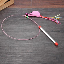 Load image into Gallery viewer, Pet cat toy,Hot,Cute Design,Plastic,Steel Wire,Feather Teaser Wand,Toy for cats interactive,Products For pet,110cm,Free shipping