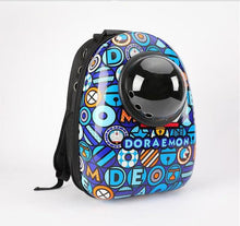 Load image into Gallery viewer, Space Capsule Astronaut Pet Cat Backpack Bubble Window for Kitty Puppy Chihuahua Small Dog Carrier Crate Outdoor Travel Bag Cave