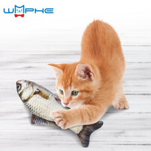 Load image into Gallery viewer, WMHPHE Funny  Catnip Toys Simulation Fish Shape Pet Cat Sleeping  Pillow Chew Bite Toys For Pet Dogs Product Supplies