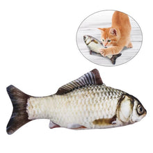 Load image into Gallery viewer, WMHPHE Funny  Catnip Toys Simulation Fish Shape Pet Cat Sleeping  Pillow Chew Bite Toys For Pet Dogs Product Supplies