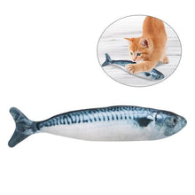 Load image into Gallery viewer, WMHPHE Funny  Catnip Toys Simulation Fish Shape Pet Cat Sleeping  Pillow Chew Bite Toys For Pet Dogs Product Supplies