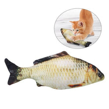 Load image into Gallery viewer, WMHPHE Funny  Catnip Toys Simulation Fish Shape Pet Cat Sleeping  Pillow Chew Bite Toys For Pet Dogs Product Supplies